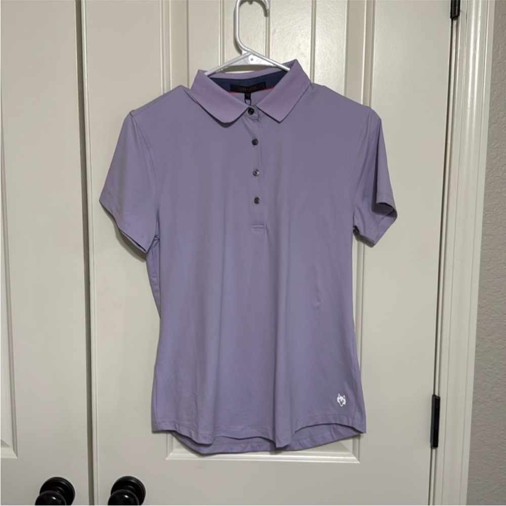 Greyson Scarlett Polo w/ Crowley Collar NWT